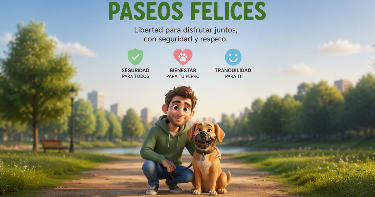 Plan de habituación del perro al bozal
