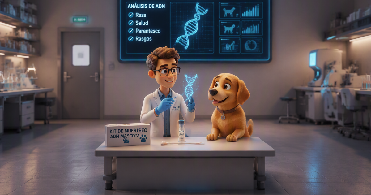 ADN voluntario mascotas España 2026 — perfil genetico identificacion avanzada