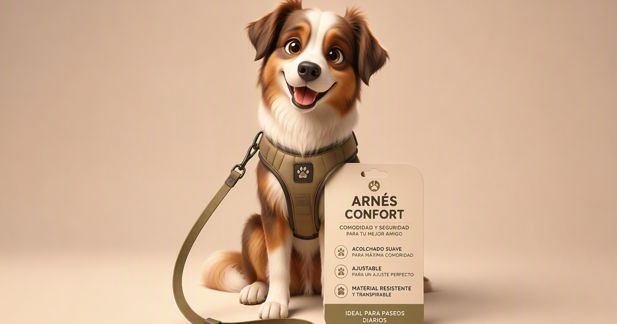Tipos de arneses antitirones para perros España 2026 — frontal dorsal presión diferencias y para qué sirven
