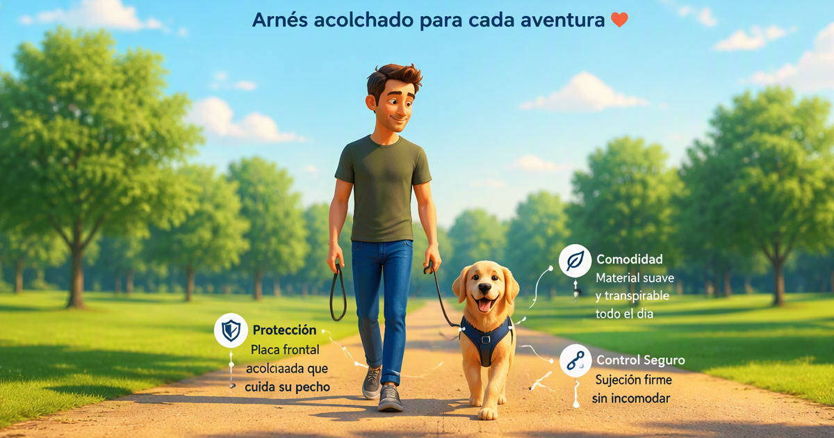Mejores Arneses Antitirones para Perros 2026: Opiniones