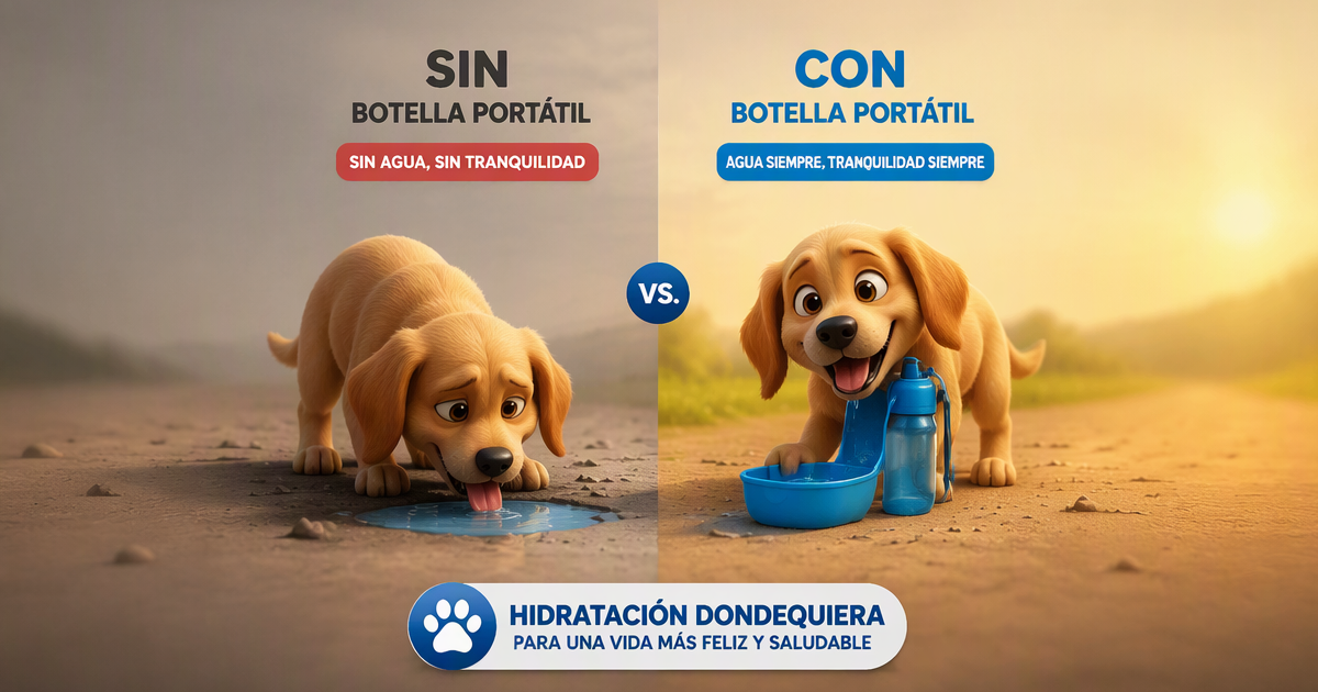 Hidratación, bienestar y prevención del golpe de calor en perros
