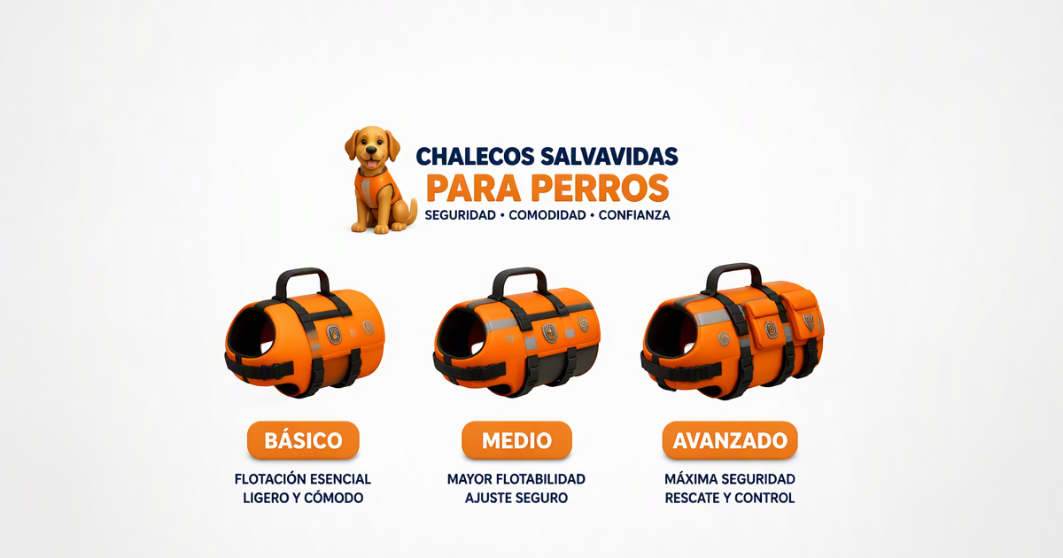 Comparativa de chalecos salvavidas para perros