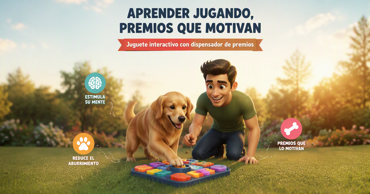 Introducción de los juguetes de inteligencia al perro