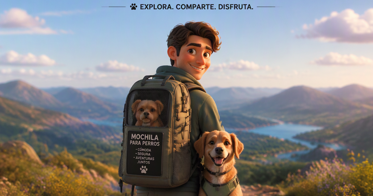 Habituación de la mascota a la mochila de transporte
