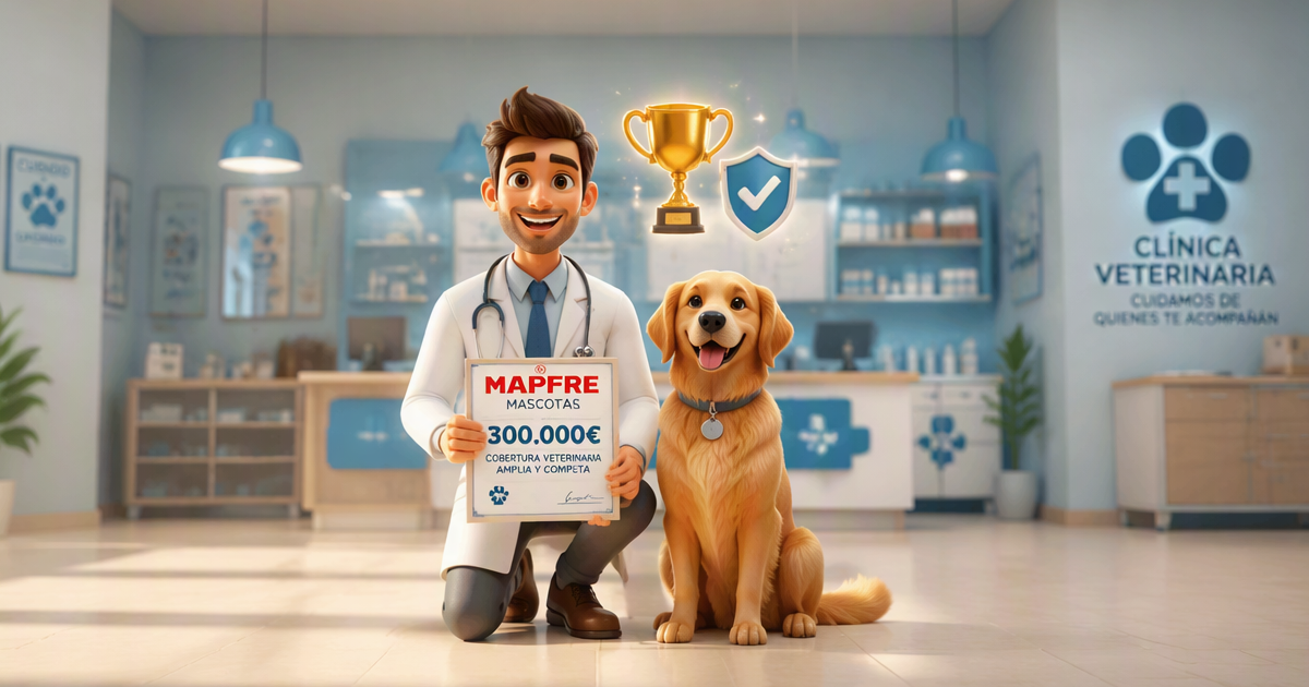 Análisis detallado póliza Mapfre Mascotas: coberturas RC 300.000€, defensa jurídica incluida y asistencia veterinaria telefónica 24h