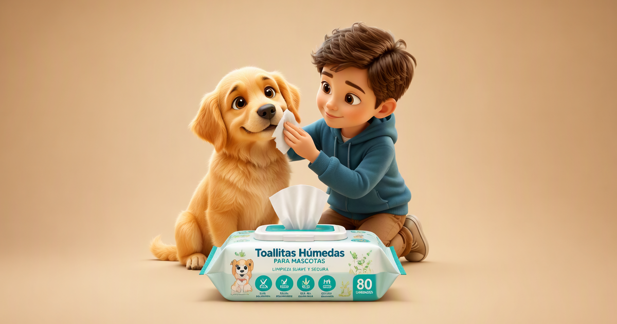 Tipos de toallitas húmedas para mascotas