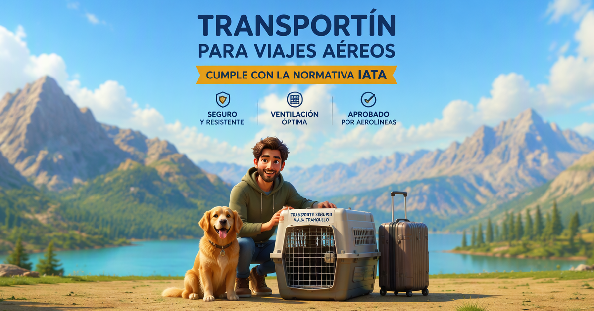 Como acostumbrar perro gato transportin IATA avion Espana 2026 — entrenamiento habituacion semanas plan