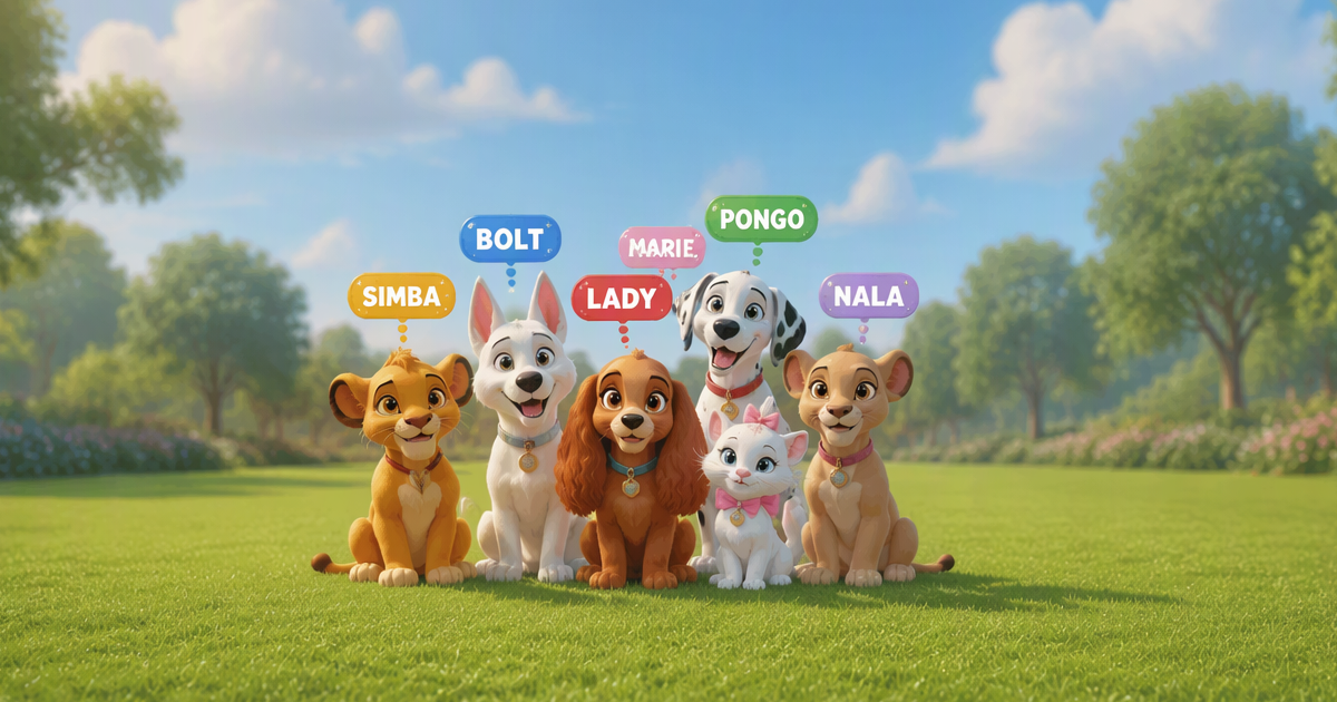 Nombres Disney para Mascotas: Guía 2026 con 80+ Ideas