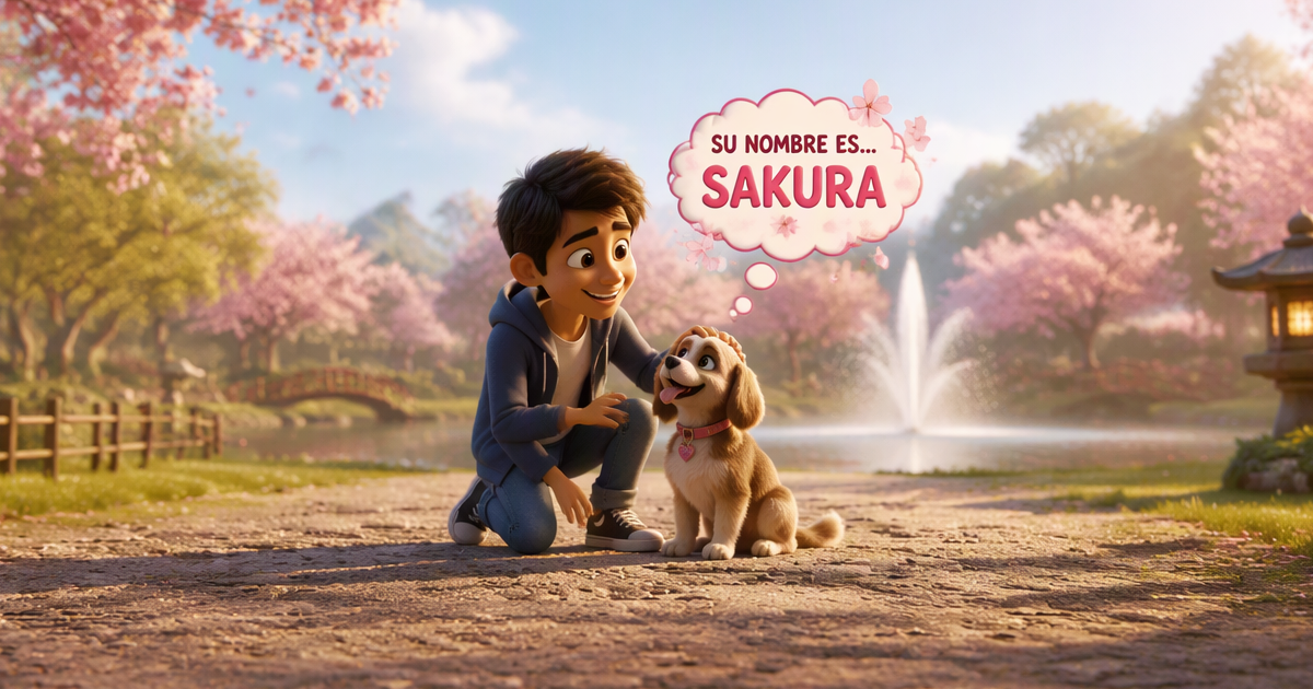 Nombres japoneses perros por color España 2026 — Kuro negro Shiro blanco Aka rojo Tora rayas Kin dorado Gin plateado Chairo marrón Pinku rosado