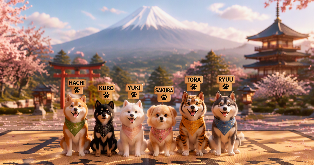 Nombres Japoneses para Perros: Guía 2026 con 100+ Ideas