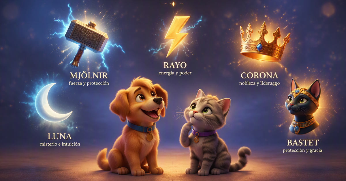 Identificación legal de mascotas con nombre mitológico en España 2026: microchip, registro Ley 7/2023, nombre Zeus Thor Bastet en certificado de chip y datos del dueño