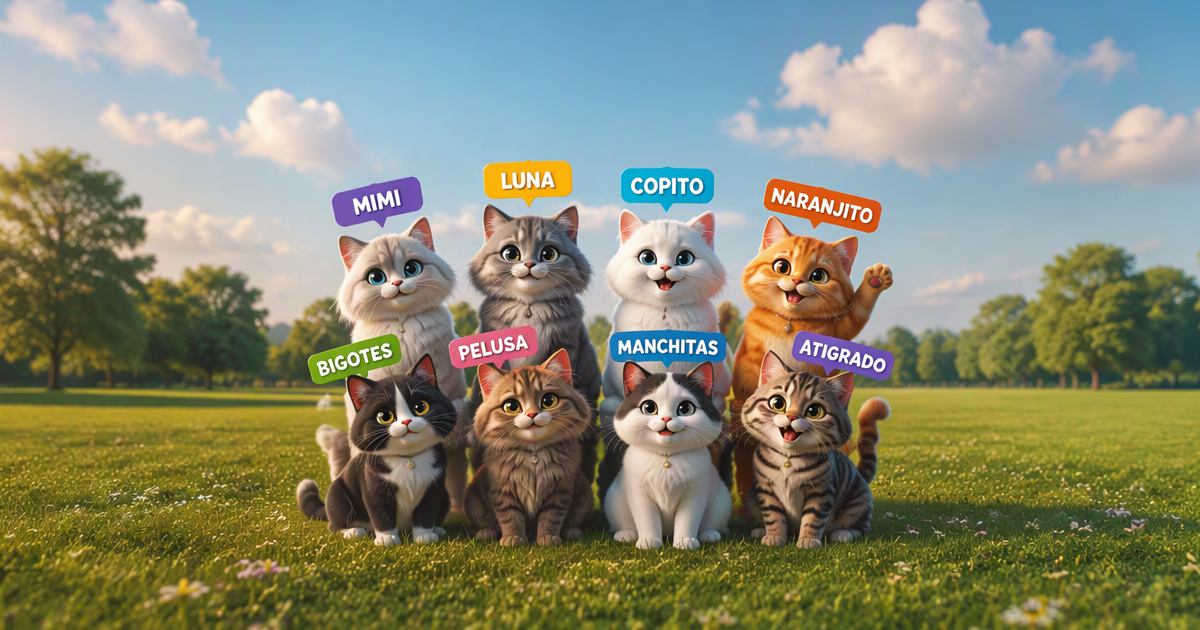 Nombres para gatos machos y hembras: guía 2026, 200+ ideas