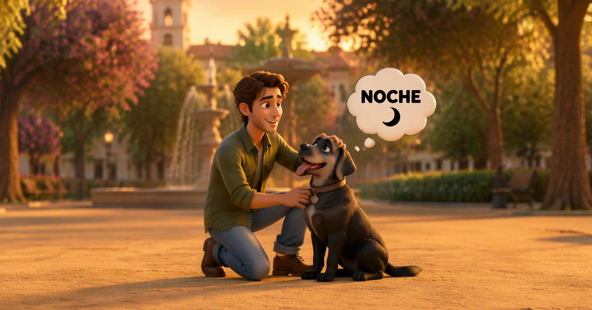 Nombres color personalidad dueño perro España 2026 — Carbón dueño urbano serio, Nieve dueño romántico, Sol dueño optimista, Fox dueño aventurero, Canela dueño cariñoso