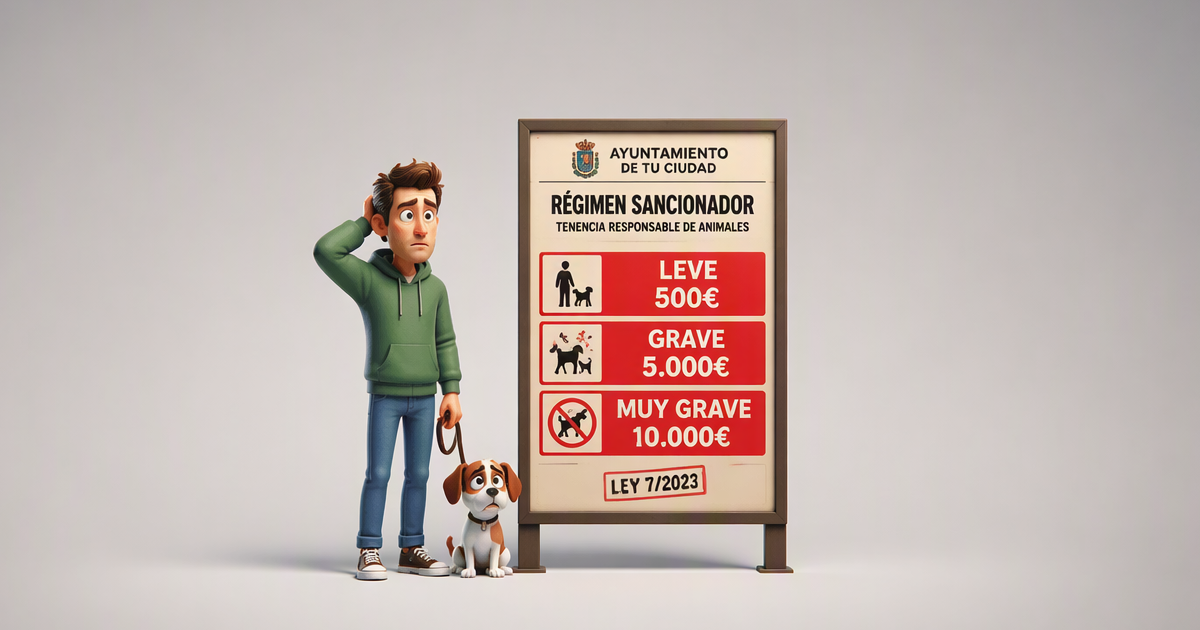 Tabla de sanciones Ley 7/2023: Infracción Leve de 500€ a 10.000€, Grave de 10.001€ a 50.000€ y Muy Grave de 50.001€ a 200.000€